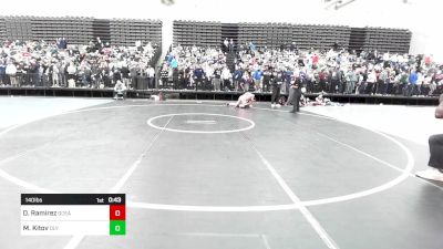 140 lbs Consolation - Danna Ramirez, Ocean City vs Maya Kitov, Olympic