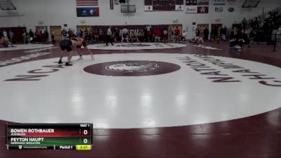 165 lbs Champ. Round 1 - Bowen Rothbauer, Augsburg vs Peyton Haupt, Nebraska Wesleyan