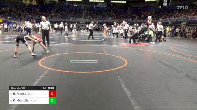 85 lbs Round Of 32 - Braiden Franks, South Western vs Karter Mcmullen, Nazareth