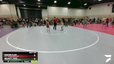 58 lbs Semifinal - Beckett Todd, Texas Elite Wrestling Club vs Hunter Flom, Best Trained Wrestling