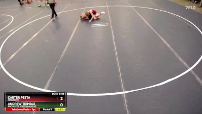 132 lbs Cons. Round 4 - Andrew Trimble, Rochester Wrestling Club vs Carter Pesta, Minnesota