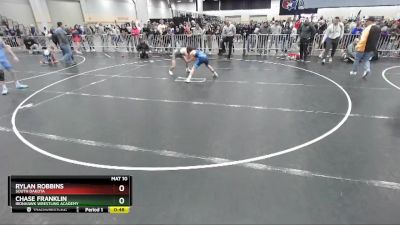 106 lbs Quarterfinal - Rylan Robbins, South Dakota vs Chase Franklin, Ironhawk Wrestling Academy