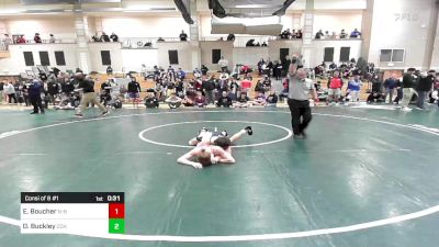 126 lbs Consi Of 8 #1 - Eric Boucher, New Bedford vs Oliver Buckley, Cohasset