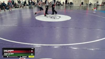 125 lbs Round 2 (3 Team) - Sam Weber, St. Peter vs Ivan Olsem, F/MCC