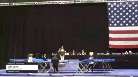Cate Devlin - Individual Trampoline, Eagle Gymnastics TX - 2021 USA Gymnastics Championships