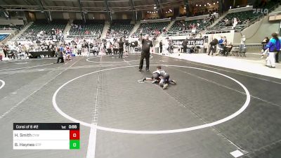 46 lbs Consi Of 8 #2 - Hadley-Glen Smith, Coweta Tiger Wrestling vs Braysen Haynes, Tulsa Blue T Panthers