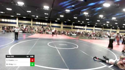 77 lbs Semifinal - Cruz Evans, Cowa vs Brennan Viray, Pride WC