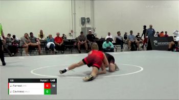 126 lbs Quarterfinals (8 Team) - Jax Forrest, Dynasty vs Jayce Caviness, Team Oklahoma