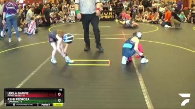 52 lbs Round 2 (6 Team) - Leola Garvie, MYWAY Metro vs Remi Pedroza, Team NBWC