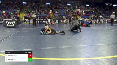 61 lbs Consy 4 - Joseph Palma, Bangor vs Talan Hartig, Chartiers-Houston