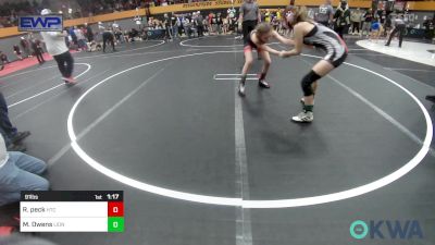 91 lbs Final - Rowdie Peck, Hinton Takedown Club vs Melina Owens, Lions Wrestling Academy