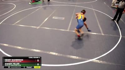 98 lbs Cons. Round 2 - Henry Bainbridge, Hastings Wrestling Club vs Kaesen Miller, MN Elite Wrestling Club