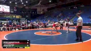 195 lbs Quarterfinals (8 Team) - Aidan Nolting, Lockport (Twp.) vs Peter Marinopoulos, Chicago (Marist)