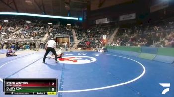 2A-160 lbs Cons. Round 2 - Dusty Cox, Glenrock vs Kyler Winters, Rocky Mountain