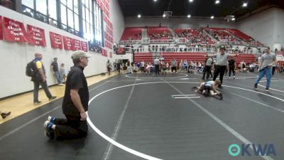 55 lbs Semifinal - Daxton Ray, Division Bell Wrestling vs Jeremy Thomas, Little Axe Takedown Club