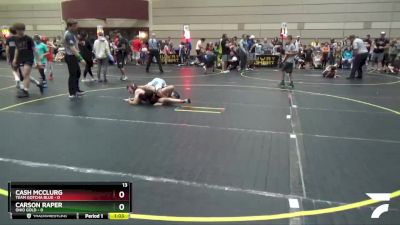 80 lbs Round 5 (6 Team) - Carson Raper, Ohio Gold vs Cash McClurg, Team Gotcha Blue