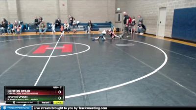 71 lbs Quarterfinal - Soren Vogel, Punisher Wrestling Company vs Denton Omlid, Cherry Creek Wrestling Club