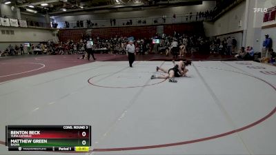 150 lbs Cons. Round 3 - Matthew Green, Basha vs Benton Beck, Yuma Catholic