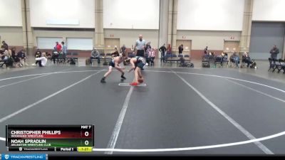 115 lbs Quarterfinal - Christopher Phillips, Woodshed Wrestling vs Noah Spradlin, Arlington Wrestling Club