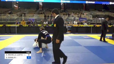 DANIELLE MICHELLE JUSTICE vs DAPHNE DOMALIS 2024 Pan Jiu Jitsu IBJJF Championship