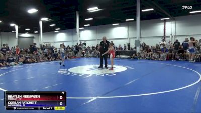 71 lbs 2nd Place Match (8 Team) - Dominick Sindone, Michigan vs Elijah Jensen, Washington