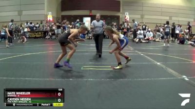 125 lbs Round 2 (6 Team) - Cayden Neisen, The Funky Singlets vs Nate Wheeler, BadBass