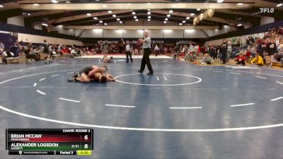 285 lbs Champ. Round 1 - Christian Conner, Messiah vs Nick Valenzano, King`s College