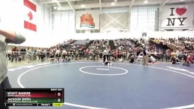 54 lbs Semifinal - Wyatt Banker, Wayne Wrestling Club vs Jackson Smith, Warrenburg Wrestling Club