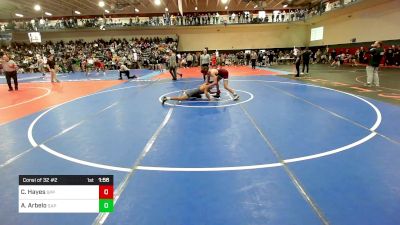 126 lbs Consi Of 32 #2 - Christian Hayes, St. Peter's Prep vs Adrian Arbelo, St. Augustine Prep