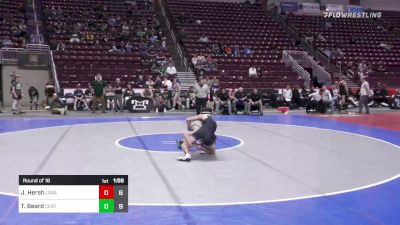 107 lbs Round Of 16 - Jackson Hersh, Lasalle College vs Thunder Beard, Central Dauphin