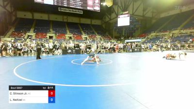 120 lbs Rnd Of 32 - Cameron Stinson Jr., North Carolina vs Liam Neitzel, Wisconsin