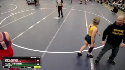 Round 4 - Emma Antoni, Pinnacle Wrestling Club vs Hazel Andersen, Minnesota