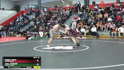 215 lbs Champ. Round 1 - Gable Eddy, Independence vs Kael Riniker, Mount Vernon