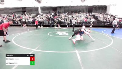 150-I lbs Round Of 32 - Duke Martin, Mat Assassins vs Aidan Sasek, Patchogue