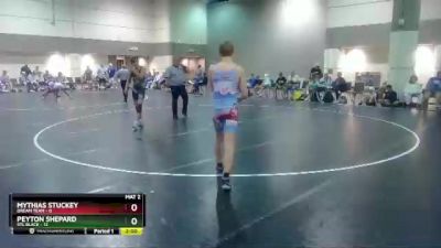 120 lbs Round 2 (16 Team) - Peyton Shepard, STL Black vs Mythias Stuckey, Dream Team