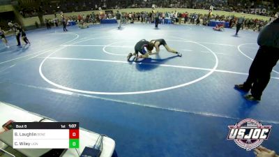 112 lbs Round Of 32 - Brant Laughlin, Seneca vs Cash Wiley, Lions Wrestling Academy