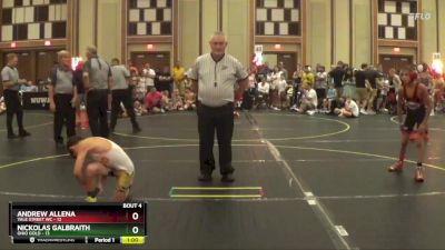 70 lbs Round 2 (6 Team) - Nickolas Galbraith, Ohio Gold vs Andrew Allena, Yale Street WC