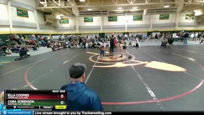 73 lbs Semifinal - Ella Coomes, American Outlaws vs Cora Sorenson, Watford City Wolves