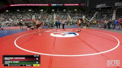 3A-144 lbs Quarterfinal - Patrick Haney, Powell vs Brayden Torstenbo, Rawlins