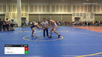 Consolation - Drew Peck, Virginia-UN vs Hunter DeLong, West Virgina-UN