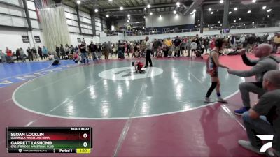 69 lbs Cons. Round 2 - Garrett Lashomb, Great Bridge Wrestling Club vs Sloan Locklin, Guerrilla Wrestling (GWA)