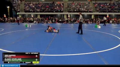 60 lbs Round 2 - Joe Kappes, Tech Team vs Ruger Hoveland, Riverhawk Wrestling Club