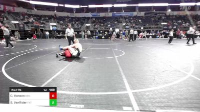 192 lbs Consi Of 4 - Caleb Hanson, Con-Kids vs Sawyer VanRider, Florida National Team