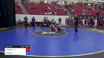 57 kg Cons 8 #2 - Alan Koehler, Nebraska Wrestling Training Center vs Garret Rinken, Panther Wrestling Club RTC