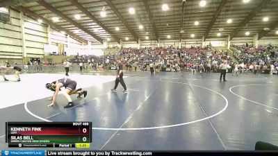 116 lbs Champ. Round 3 - Silas Bell, Green Canyon High School vs Kenneth Fink, Lehi