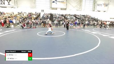 136 lbs Cons. Round 2 - Peyton Miller, Whitney Point Youth Wrestling Club vs Zackarie White, Penn Yan Wrestling Club