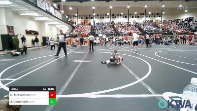 49 lbs Final - Nash McCuistion, Pryor Tigers vs Jack Goodnight, Coweta Tiger Wrestling