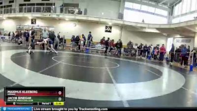 83 lbs Semifinal - Maximus Kleeberg, Indiana vs Jacob Binegar, Decatur Wrestling Club