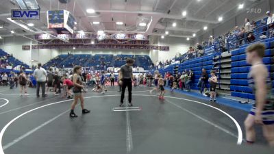 80 lbs Semifinal - Asher Bingham, Harrah Little League Wrestling vs Avriella Pretty Bear, Harrah Little League Wrestling