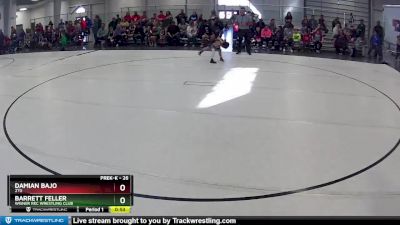 26 lbs Quarterfinal - Damian Bajo, 2TG vs Barrett Feller, Wisner Rec Wrestling Club